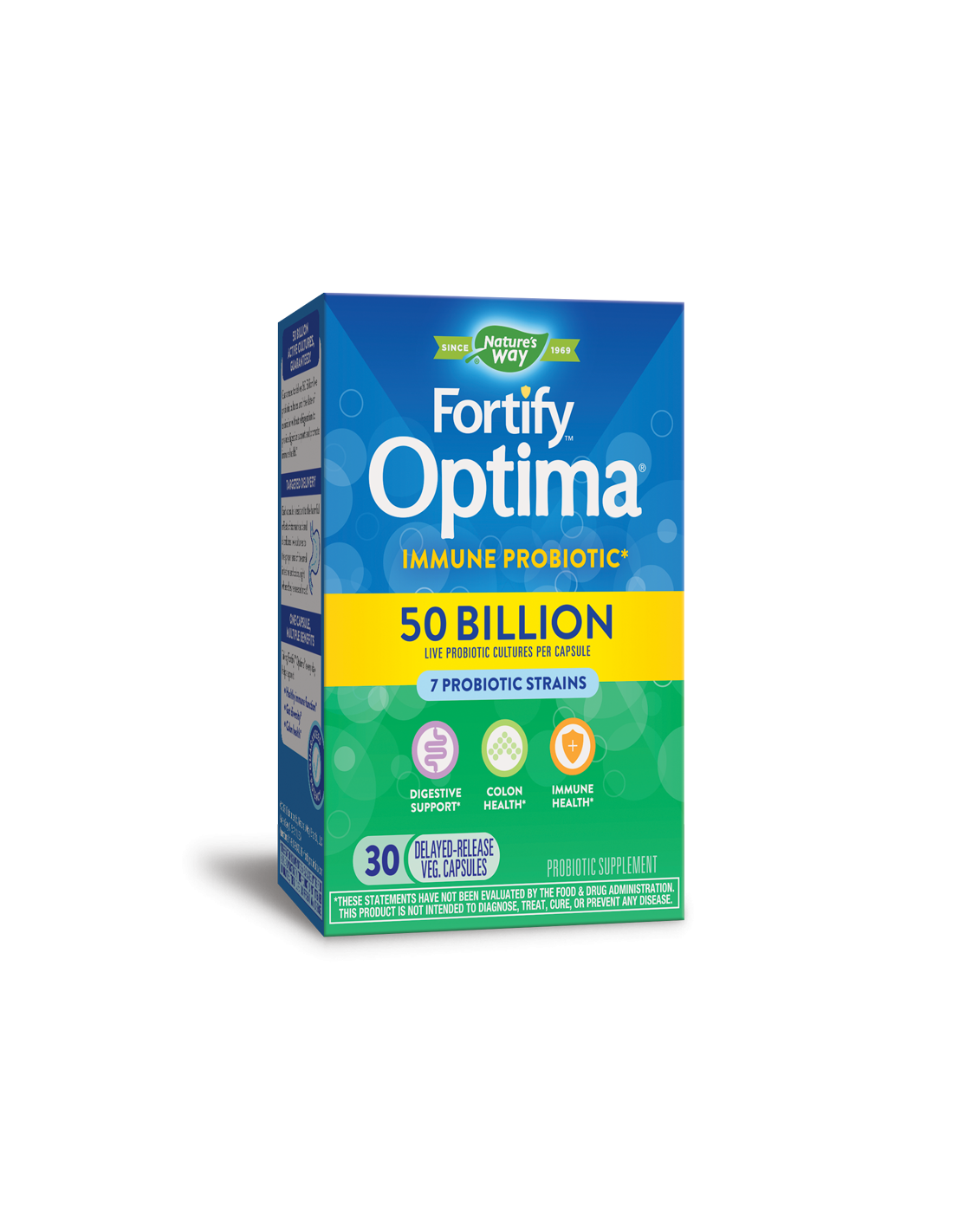 Probiotikum az immunrendszer egészségéért - Fortify Optima Immune Probiotikum 50 milliárd aktív probiotikum, 30 kapszula
