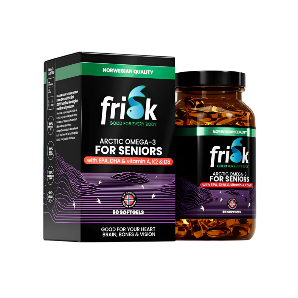 Arctic 50+ – Omega-3 – 100% Wild Arctic Cod – 80 Capsules - Nutra Best Europe