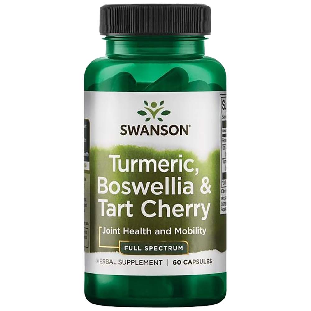 Teljes spektrumú kurkuma, Boswellia & Meggyes ízű - 60 kapszula