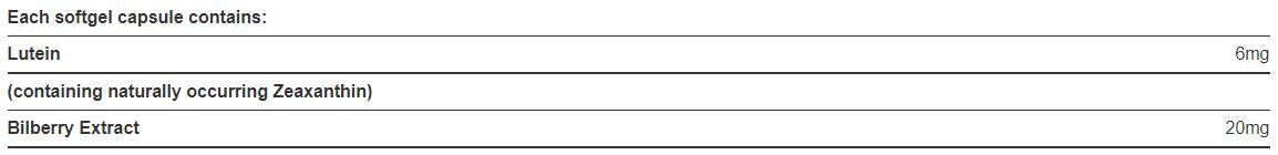 Herbal Eyevites / Eye Formula - 60 capsules - Nutra Best Europe