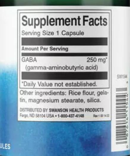 GABA 250 mg 60 kapszula