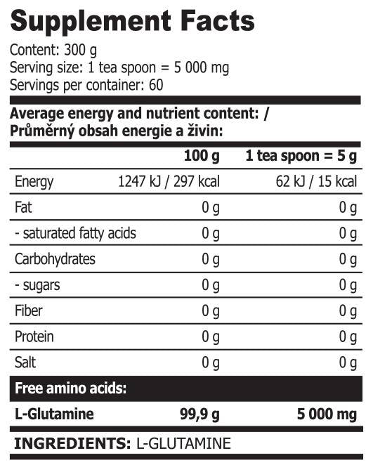 GLUTA Pure 100 - 300 grams - Nutra Best Europe