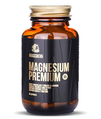 GRASSBERG Magnesium Premium B6 60 Caps