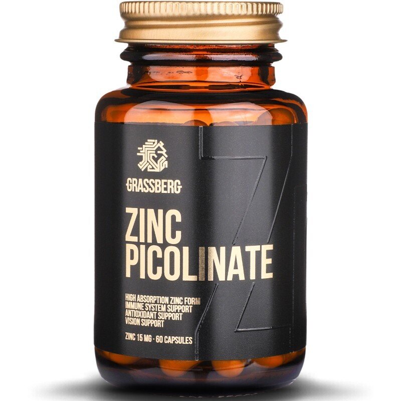 GRASSBERG cink-pikolinát 15 mg - nagy felszívódású 60 kapsz