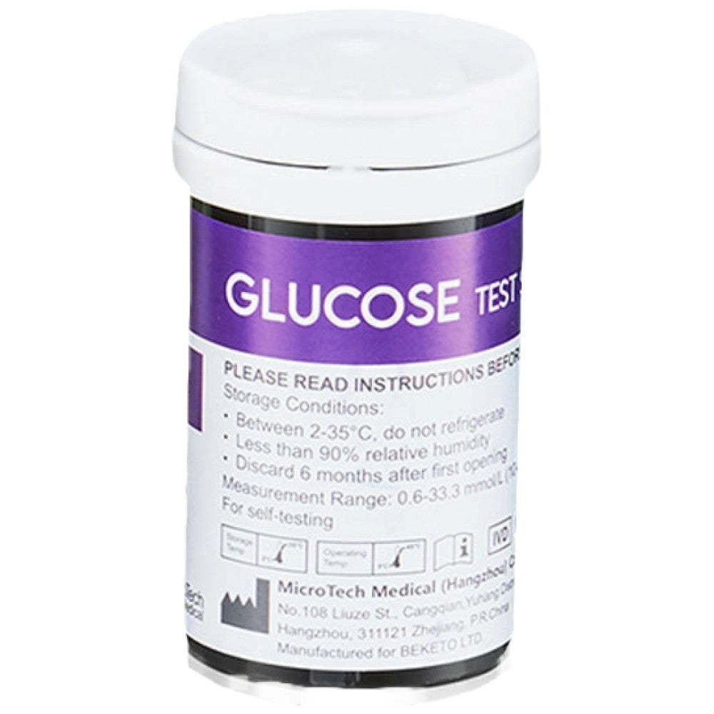 GluKeto Meter – Glükózcsík tesztek - 50 db.