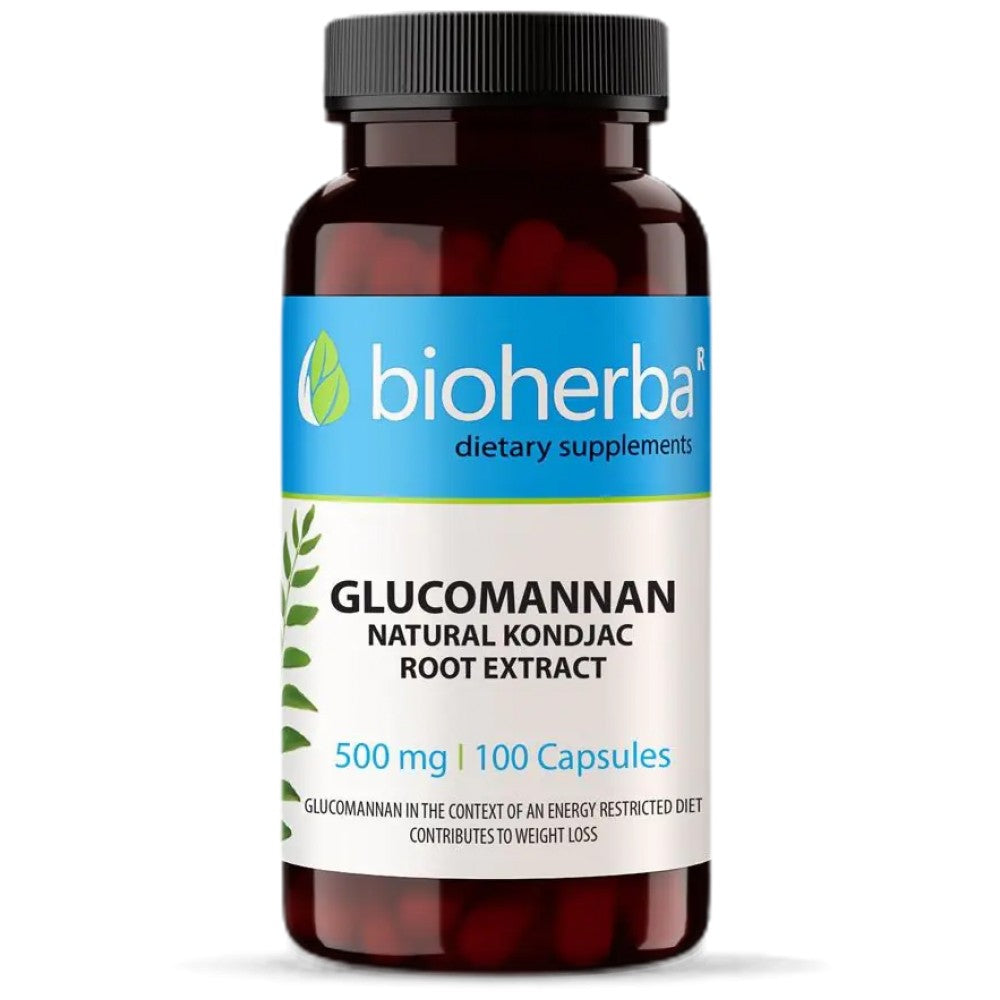 Glucomannan Natural Konjack gyökér kivonat 560 mg - 100 kapszula