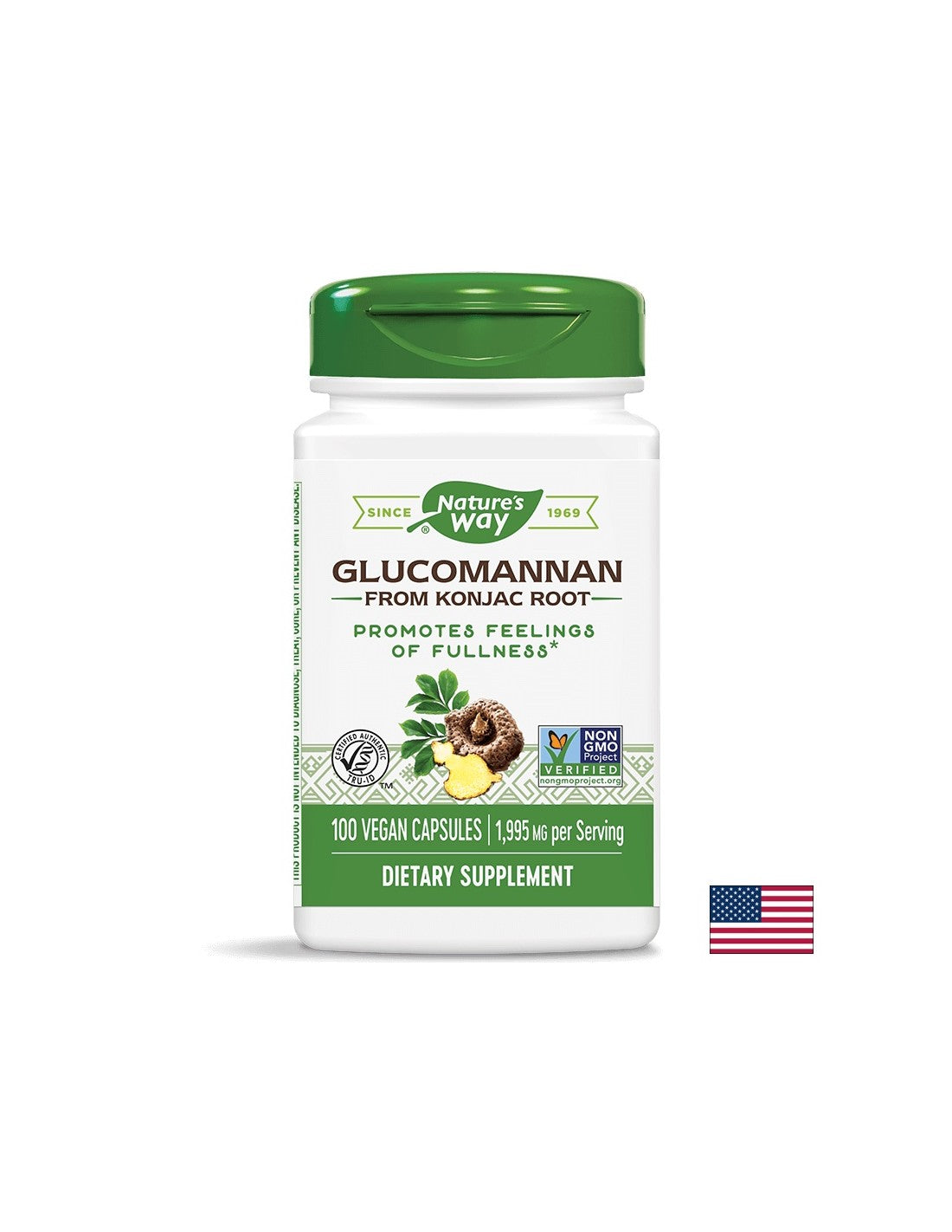 Glükomannán 665 mg - 100 kapszula