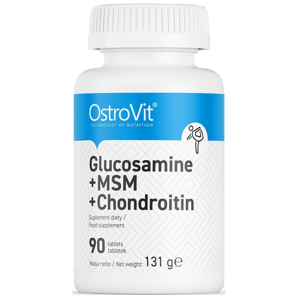 Glucosamine + MSM + Chondroitin - 30 Tablets - Nutra Best Europe