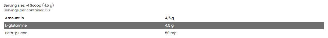 Glutamin/Gyógyszerészeti minőség - 300 gramm