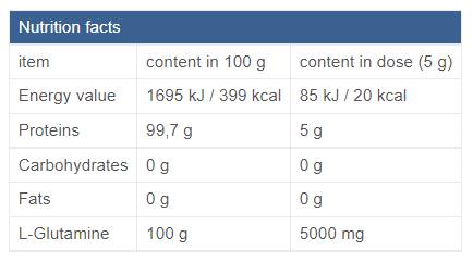 Glutamin por/fermentált - 300 gramm