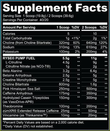 Godzilla Pre-Workout - 732-796 gramm