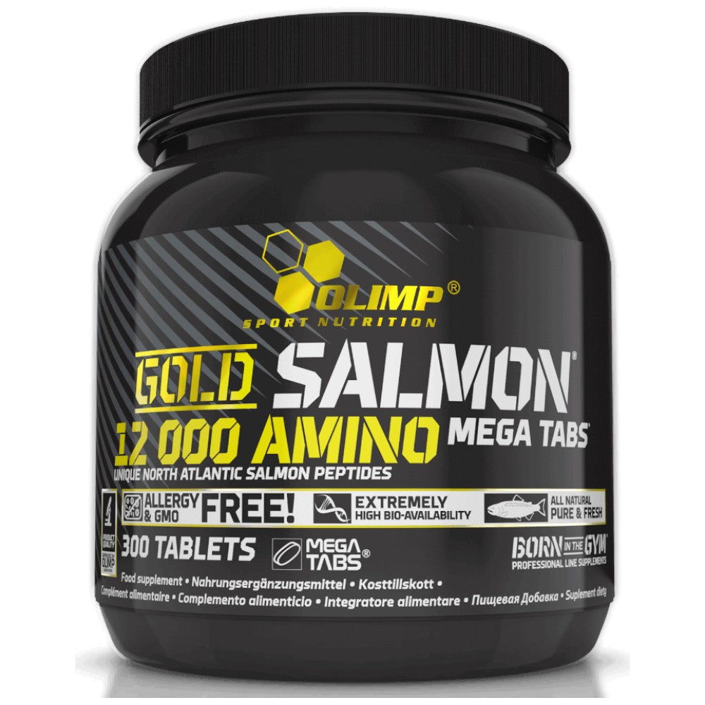 Gold Salmon 12000 Amino Mega Tabs - 300 tabletta