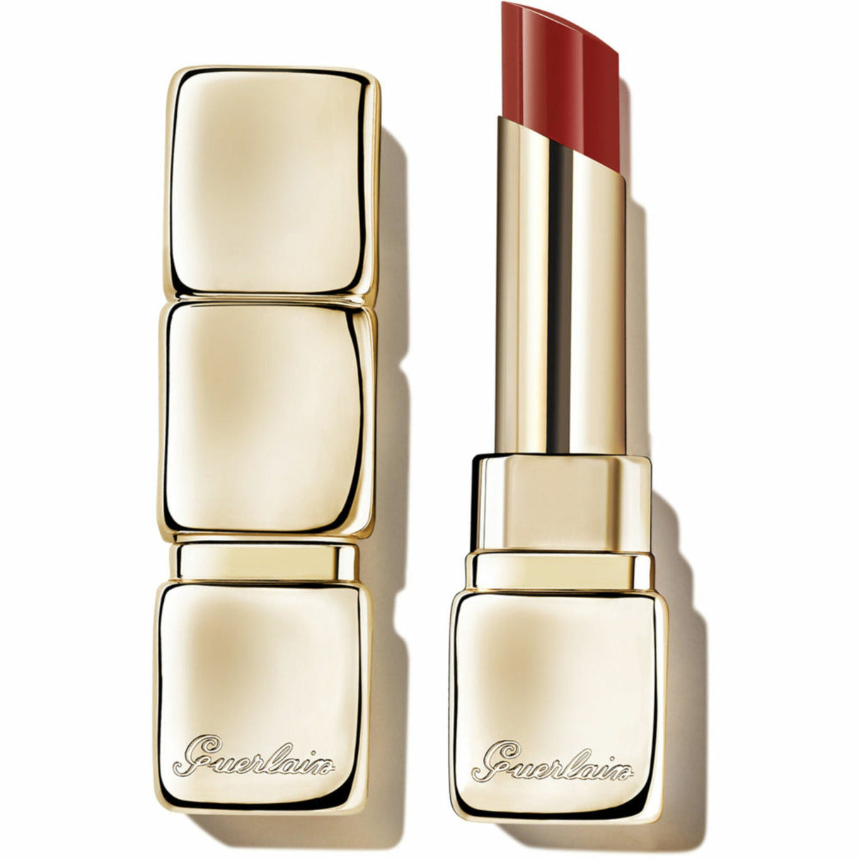 Guerlain Kisskiss Shine Bloom Barra De Labios 739 Cherry Kiss 1un