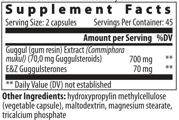 Guggulsterone - 90 capsules - Nutra Best Europe