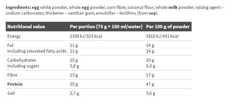 HI Pro Omelette Gold - 825 gramm