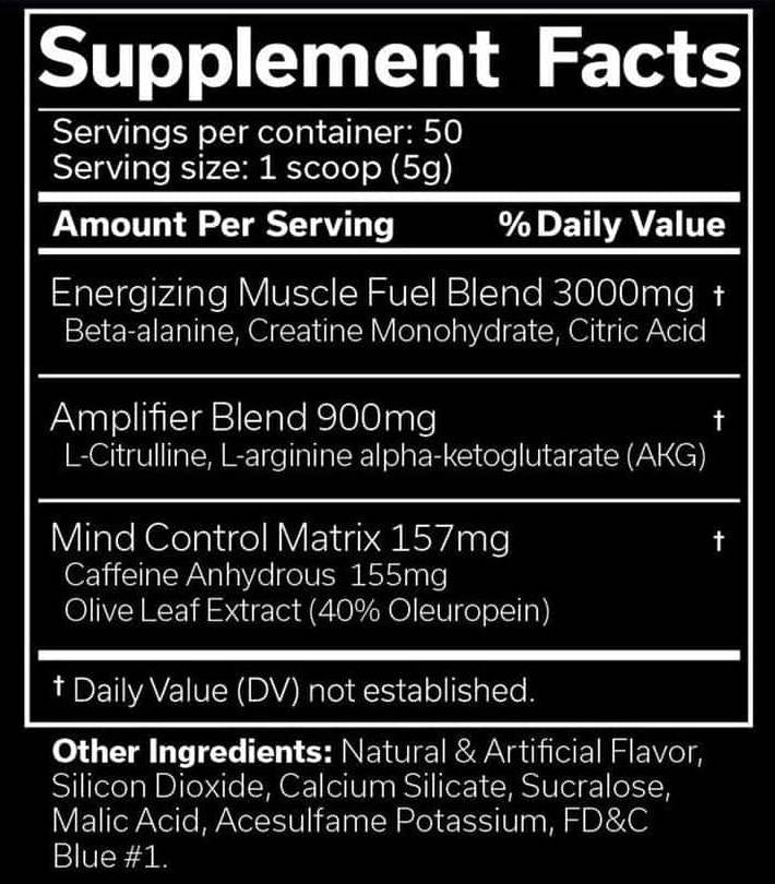 The Curse! Pre-Workout - 250 grams - Nutra Best Europe