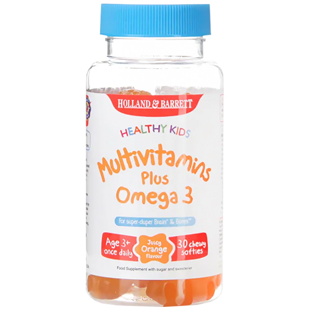 Healthy Kids/MultiVitamins Plus Omega 3 - 30 rágótabletta