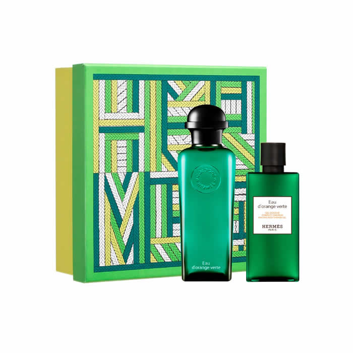 <tc>Hermès</tc> Eau D'Orange Verte Eau De Cologne Spray 100ml Szett 2 db