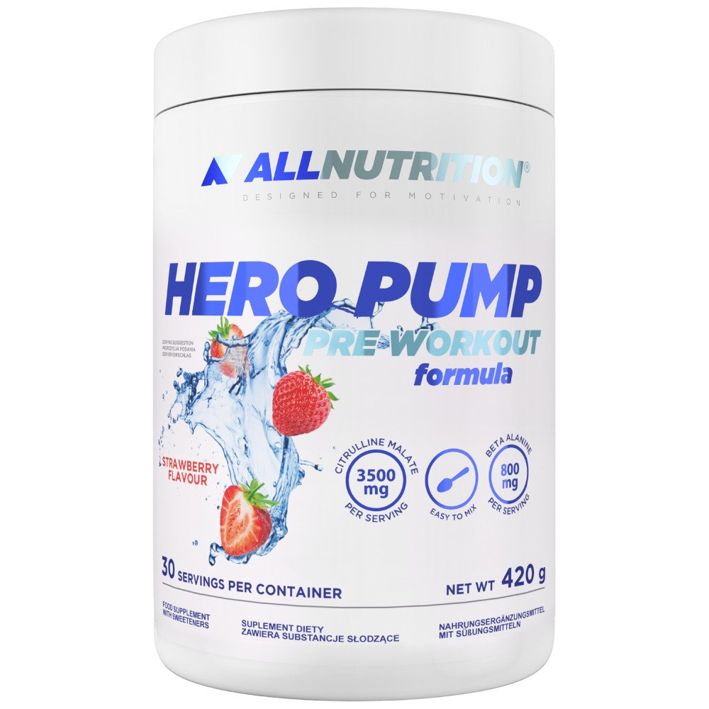 Hero Pump | Stim-mentes edzés előtti formula - 420 gramm