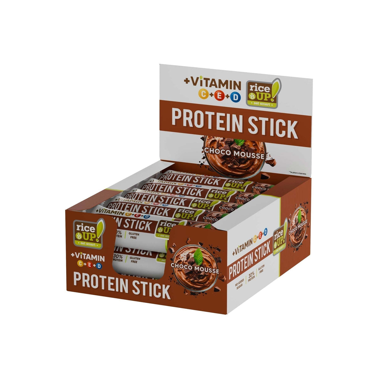 Magas fehérjetartalmú szelet & Hozzáadott cukor nélkül - 15 x 40 g