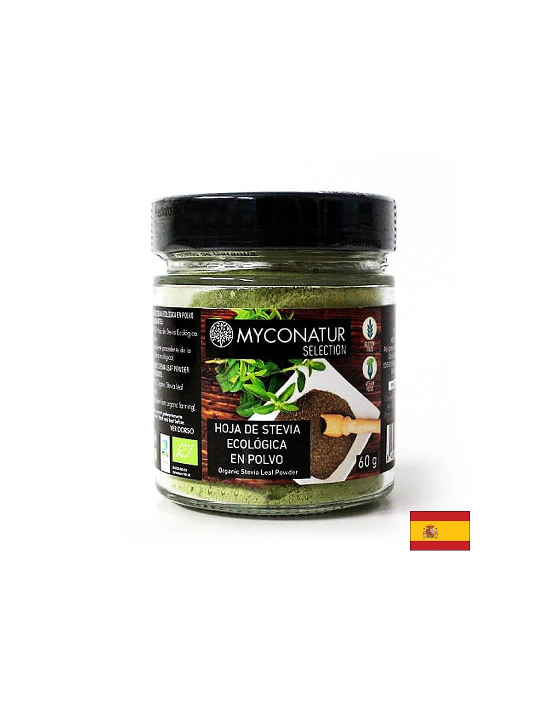 Hoja de stevia, Bio - Bio stevia levelek (por), 60 g <tc>Myconatur</tc>