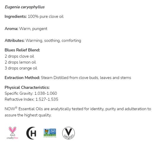 Clove Oil | 100% Pure Eugenia Caryophyllus - 30 ml - Nutra Best Europe