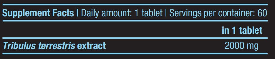 Tribooster / 60 Tabs - Nutra Best Europe