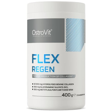 Flex Regen | Collagen + Glucosamine, Chondroitin, MSM, Hyaluronic Acid 400 grams - Nutra Best Europe