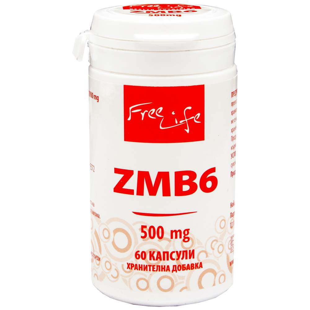ZMB6 500 mg - 60 capsules - Nutra Best Europe