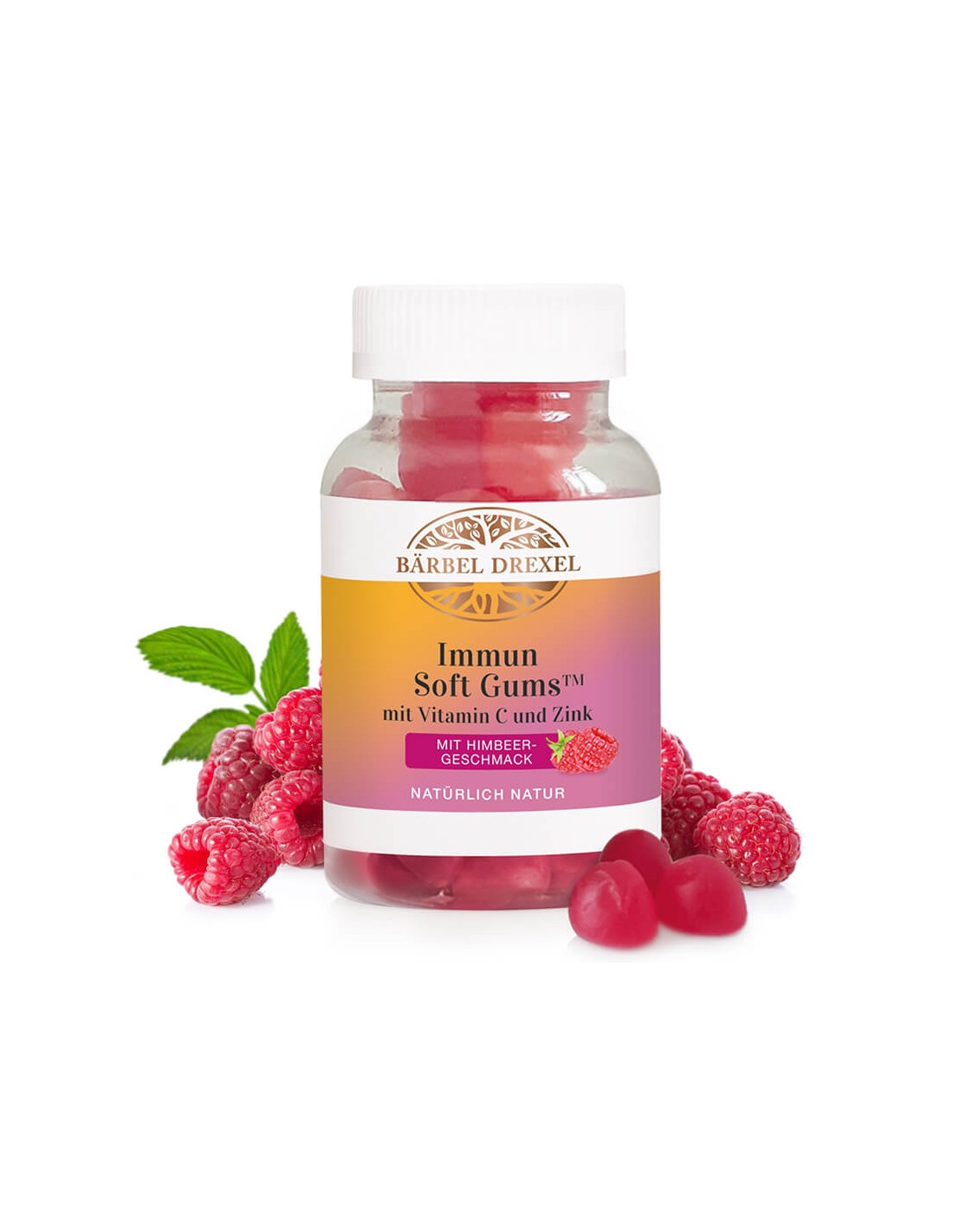 Immun Soft Gums™ mit Vitamin C és Zink/ Erős immunitás C-vitaminnal és cinkkel, 60 gél tabletta <tc>Bärbel Drexel</tc>