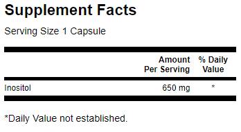 Inozitol 650 mg - 100 kapszula