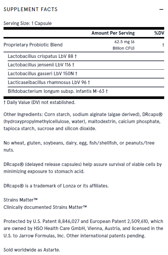 Jarro-Dophilus Prenatal 6 B. - Probiotikum terhes nőknek - 30 kapszula