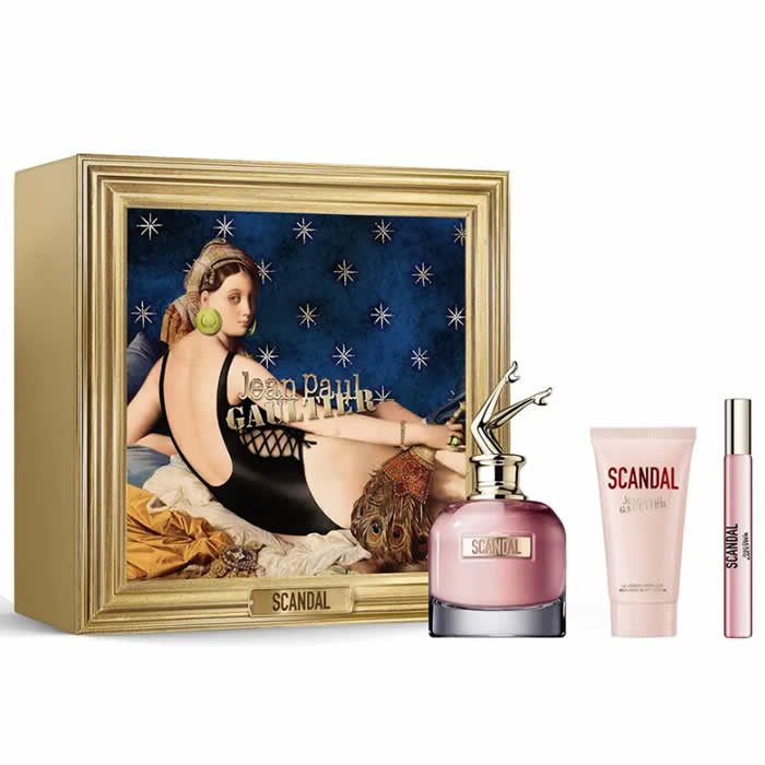 <tc>JEAN PAUL GAULTIER</tc> Scandal Eau De Parfüm Spray 80ml Szett 3 Darab
