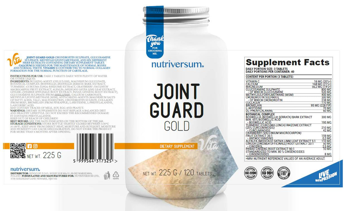 Joint Guard Gold – 120 tabletta
