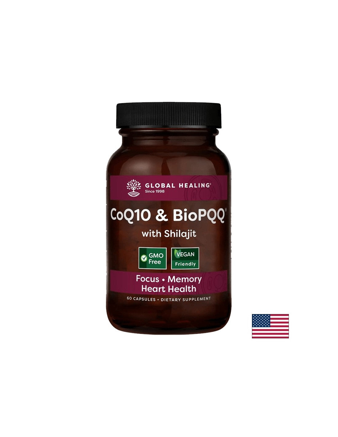 Antioxidáns a szív és az idegrendszer egészségéért - Koenzim Q10 + Bio Pirrolokinolin-kinon & Shilajit, 60 kapszula