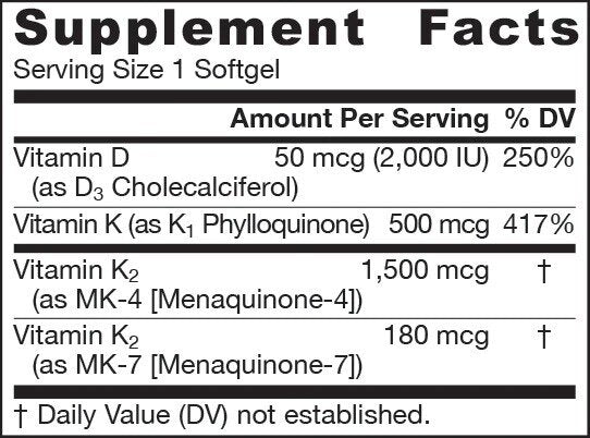 K-Right - K-vitamin komplex - K-vitamin - 60 lágyzselé