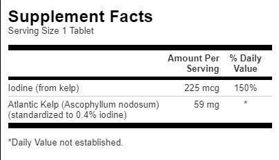 Kelp /Jódforrás/ 225mcg./250 Tab. - 0