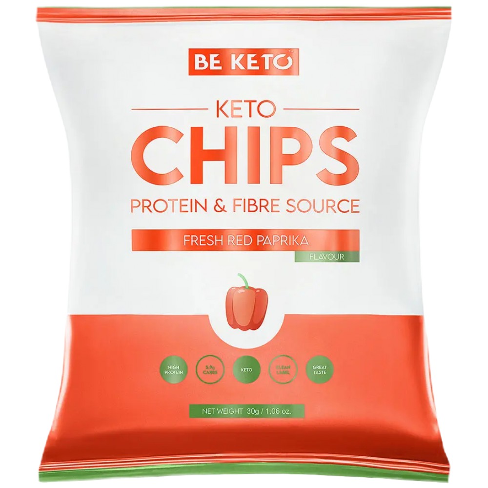 Keto Chips | Friss piros paprika - 30 gramm