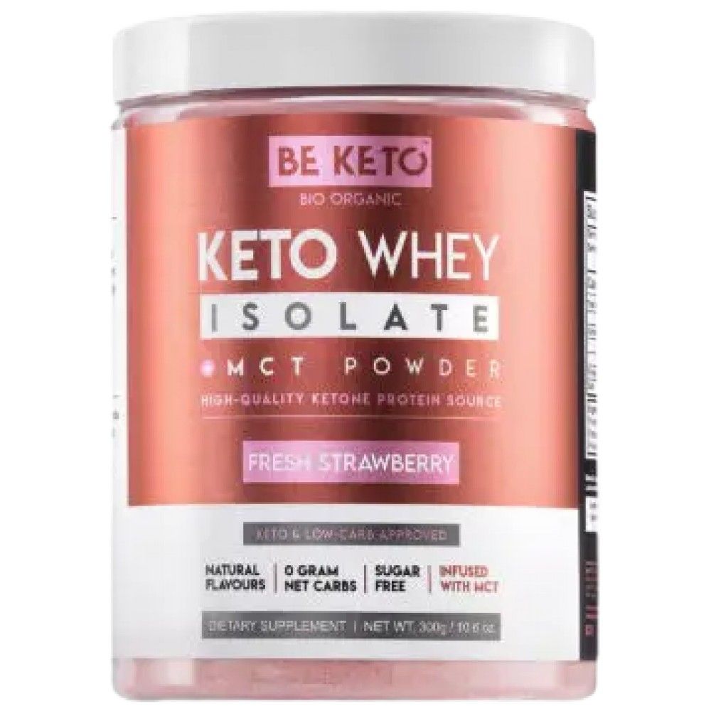 Keto Whey Isolate + MCT - 300 grams - Nutra Best Europe