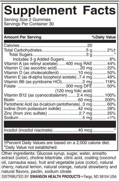 Kids Multivitamin Gummies | Vegyes gyümölcs - 60 rágótabletta