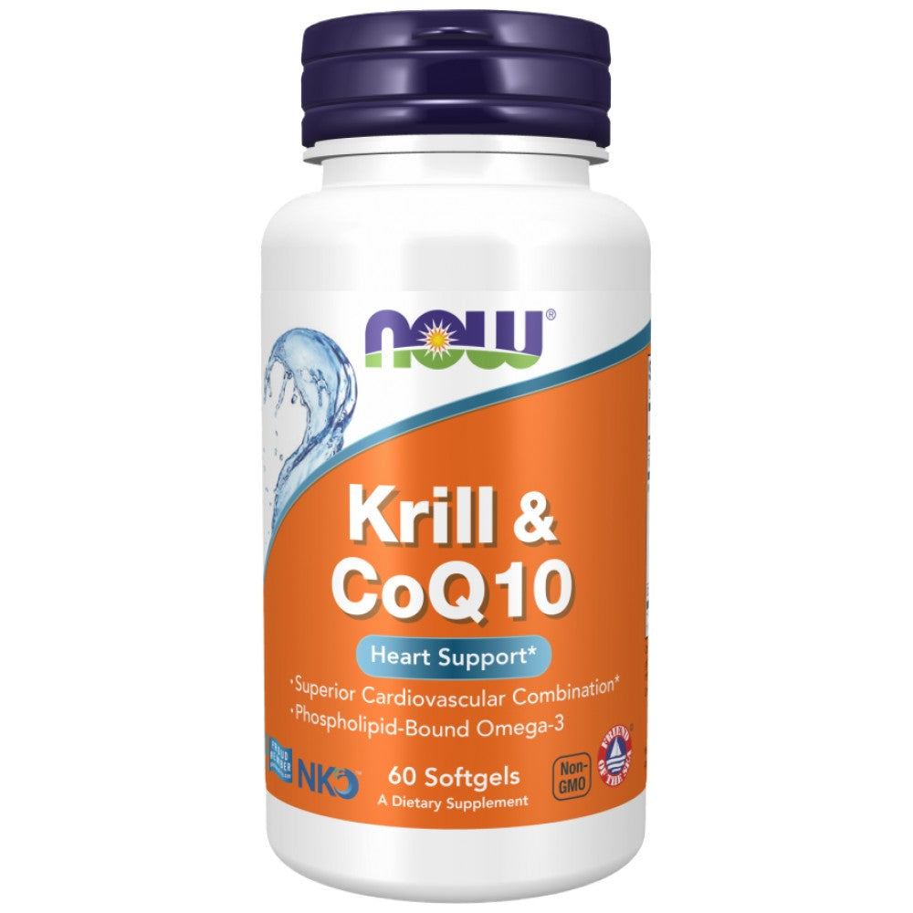 Krill & CoQ10 | Kiváló szív- és érrendszeri kombináció - 60 gélkapszula