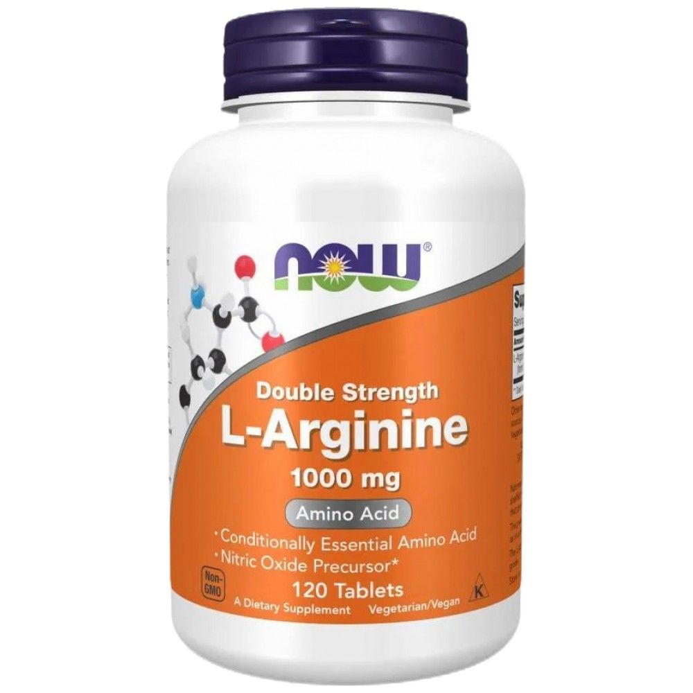 L-arginin 1000 mg/kettős erősségű - 120 tabletta