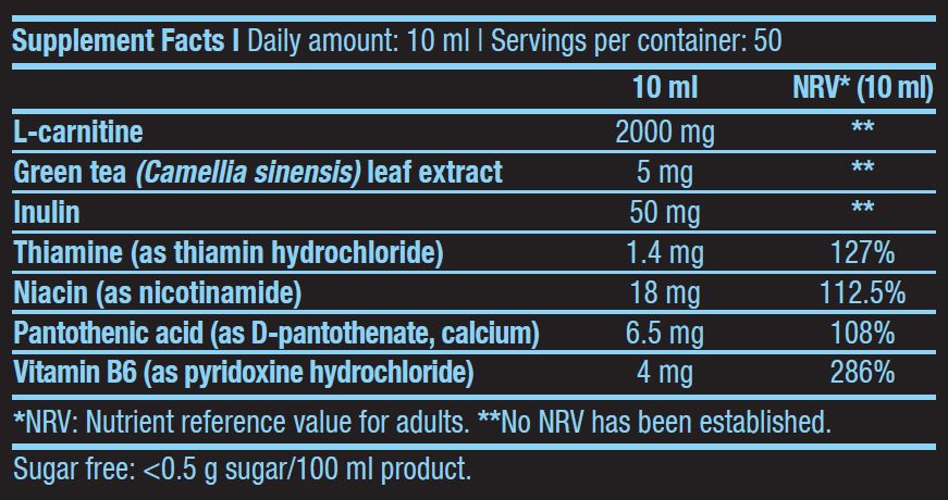 L-karnitin 100 000/500 ml folyadék