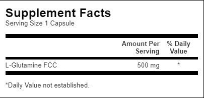 L-glutamin 500 mg - 100 kapszula