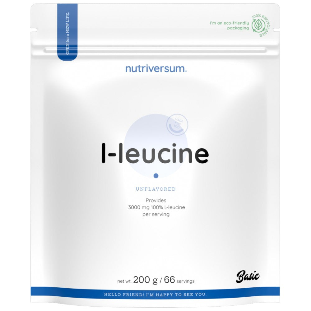 L-leucin por | 100% tiszta leucin - 200 gramm