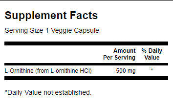 L-ornitin 500 mg - 60 kapszula