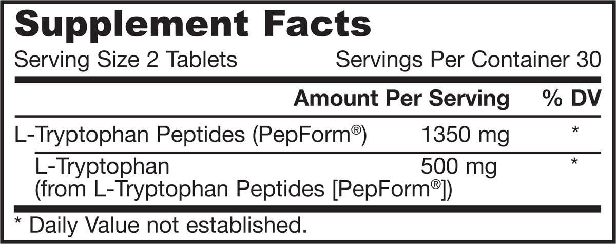 L-triptofán peptid 60 tabletta