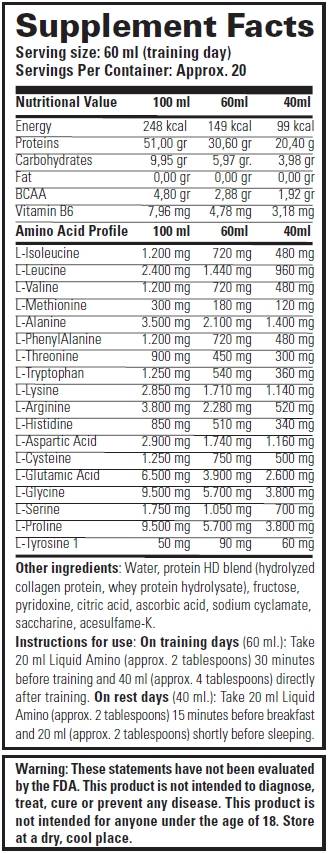 FOLYÉKONY AMINO - 946 ml