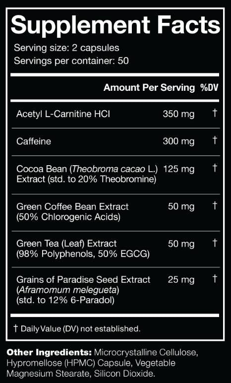 The Omen! Thermogenic Fat Burner - 100 capsules - Nutra Best Europe