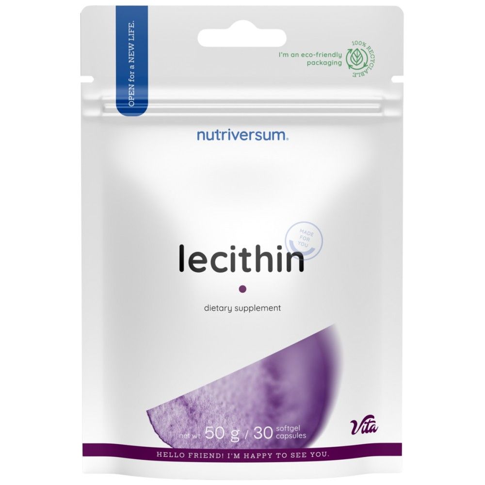 Lecitin 1200 mg | Szójababolajból - 30 lágyzselé